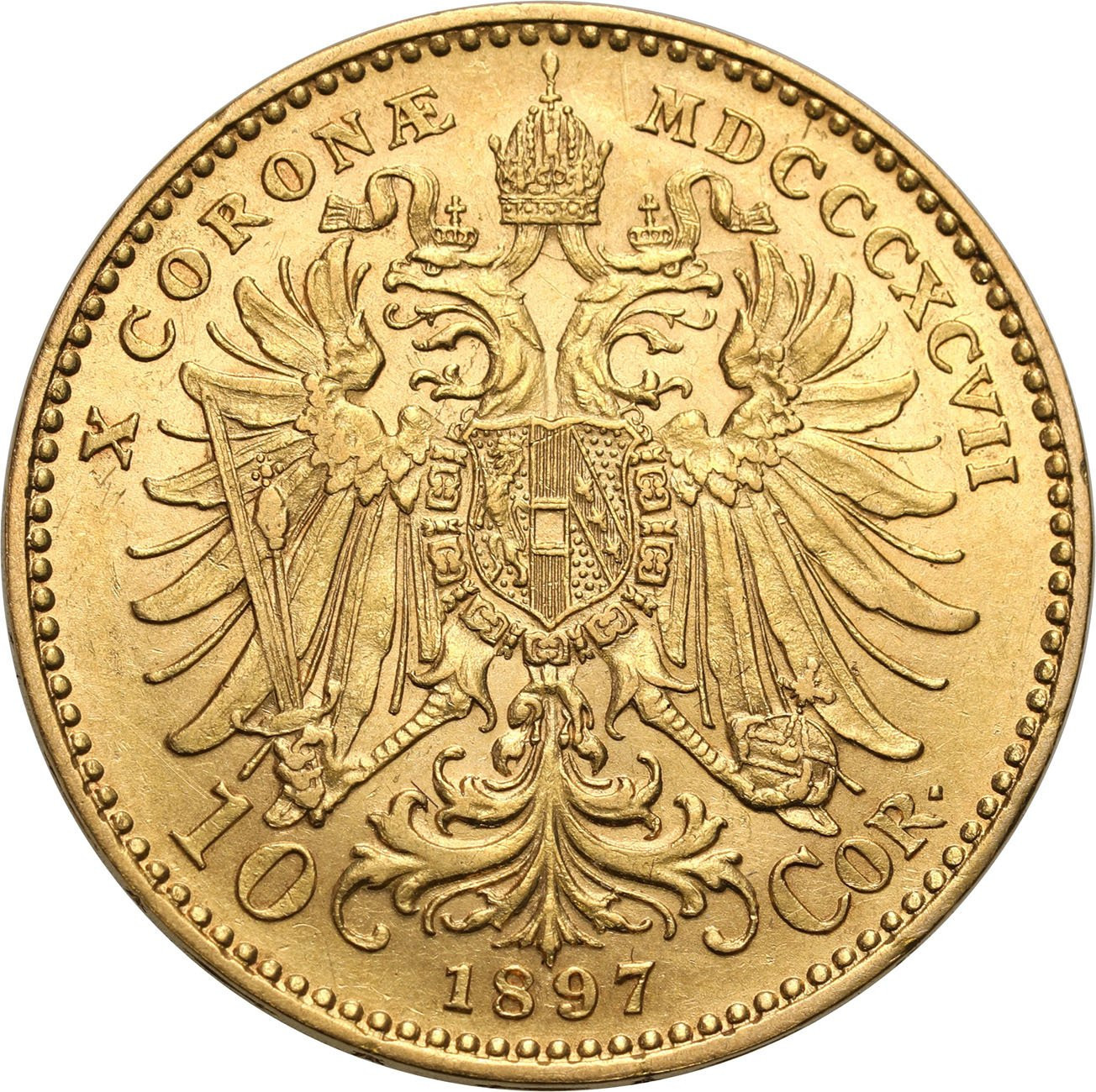Austria. Franciszek Józef I 10 koron 1897